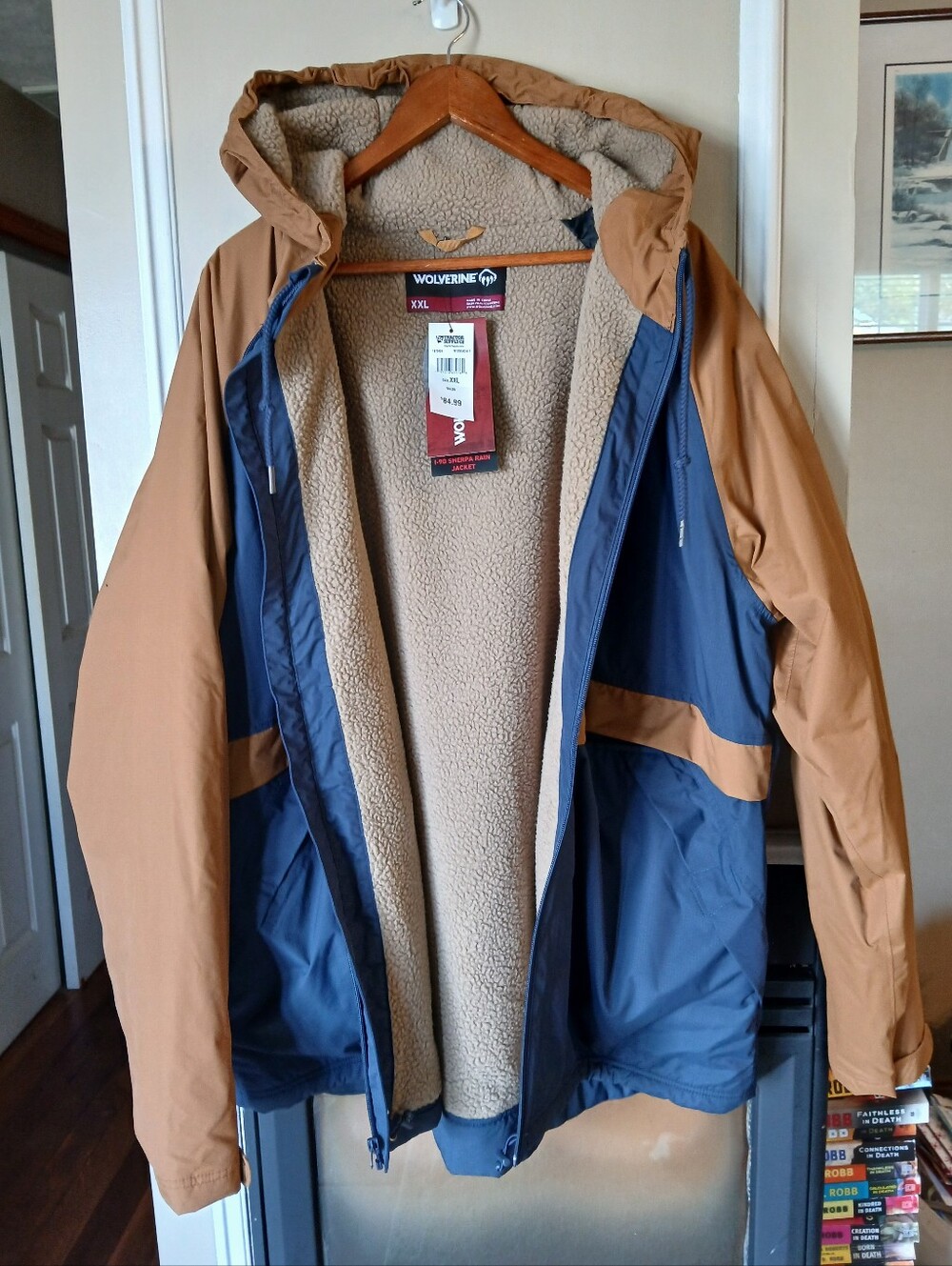 Wolverine I-90 Sherpa Rain Jacket Men's Size XXL